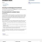 Guidance page template