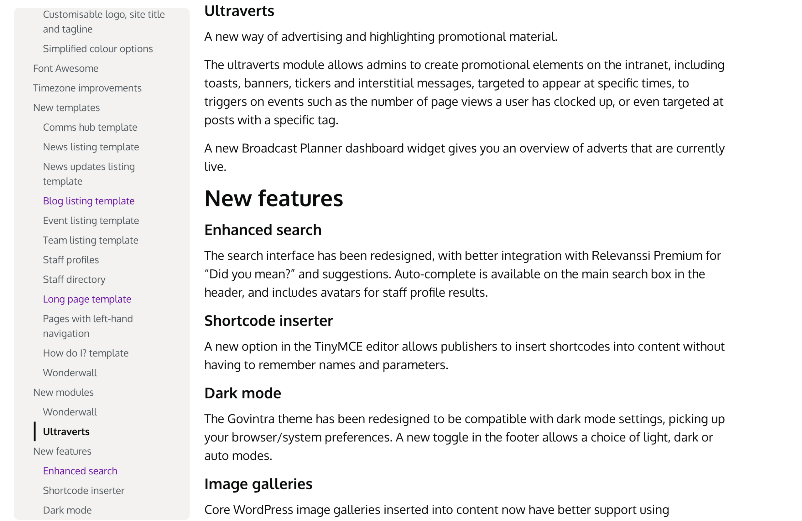 Long page -- scroll-spy template example